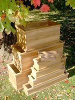 Teak Herb/Flower Box - 13x3x3